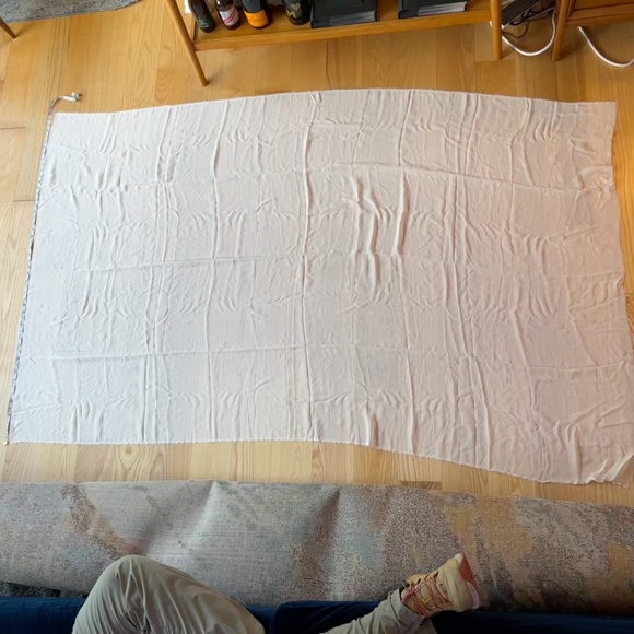 Ivory / Off White Silk Georgette from Amanda Wakeley (4'3"x6'8") by the yard - Picture 3 of 10